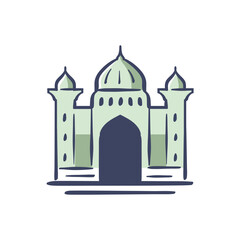 Hand Drawn Eid Al Adha Fill Illustration