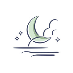 Hand Drawn Eid Al Adha Fill Illustration