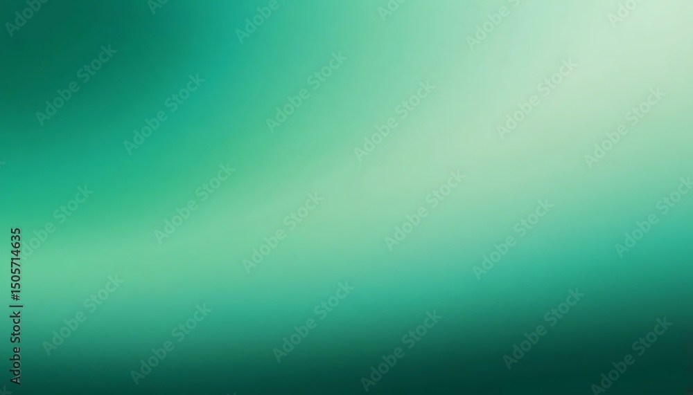Aufkleber serene teal gradient blends softly, creating a calm and peaceful abstract background effect.