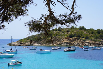 Bucht auf Mallorca in Sant Elm