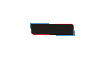 Simple gaming text box design, simple text box for gaming overlay