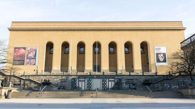 Gothenburg / Sweden, Mar 24, 2025: Fa&ccedil;ade of the Gothenburg Museum of Art