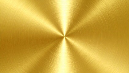 Gold metal texture brushed circular pattern background