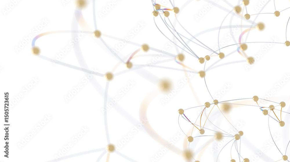 Poster abstract network connection background