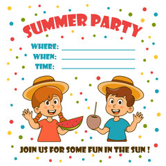 Summer invitation 