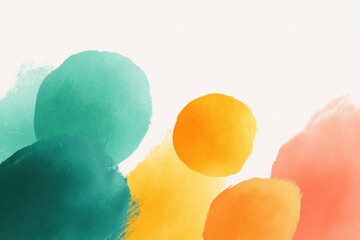 minimalistic clean illustration showcasing fusion of abstract and impressionist painting techniques