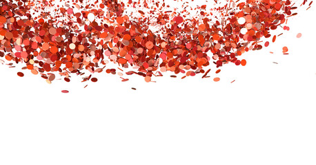Red Glitter Confetti