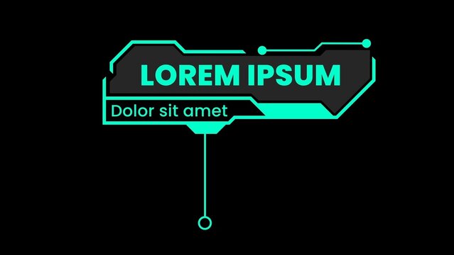 Futuristic Sci-Fi Call Out Pop Up Title