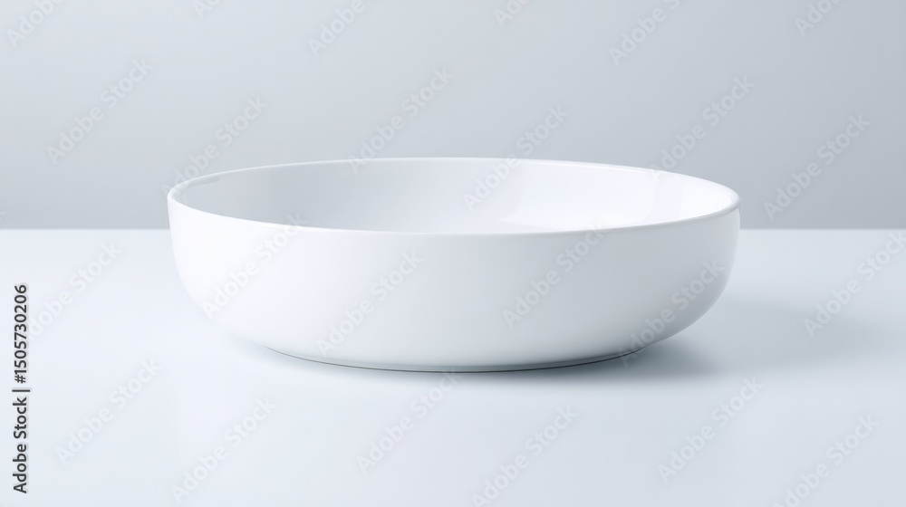 Poster isolated object on pristine white backdrop showcasing elegant symmetry and minimalistic design ensur