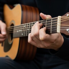 Obraz premium playing the guitar