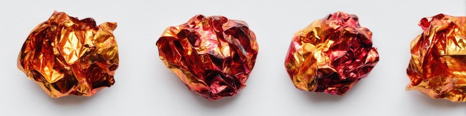 Crumpled Fruit Pieces