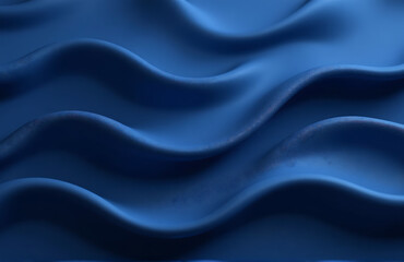 Obraz premium elegant navy blue background features wavy soft folds providing beautiful clean canvas text design