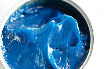 Grease and ball bearing, Blue premium quality synthetic lithium complex grease, high temperatures...