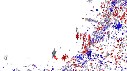 Red, white, and blue starburst background. Perfect for 4th of July, Memorial Day, or other patriotic celebrations.