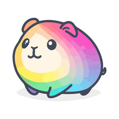 guinea pig, animal, vector, transparent background, mammal, nature, cute, zoo, pet, isolated, rodent, cavy, furry, guinea-pig, cavia, adorable, small, fluffy