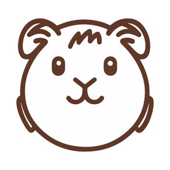 guinea pig, animal, vector, transparent background, mammal, nature, cute, zoo, pet, isolated, rodent, cavy, furry, guinea-pig, cavia, adorable, small, fluffy