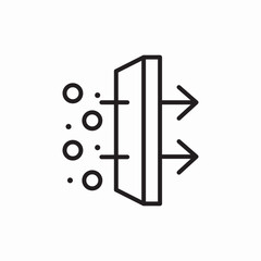 dehumidifier air dry icon vector sign