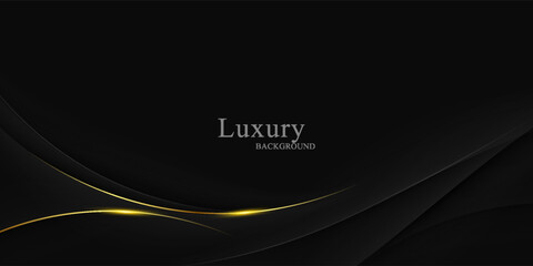 Black background with elegant effect. Vector illustration.