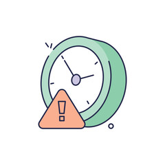 Deadline Icon vector