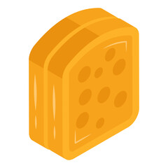 Modern design icon of toast 