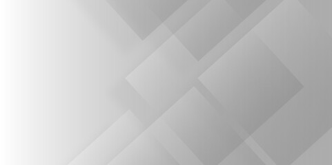 Abstract white background design with layers of textured white transparent material in triangle and squares shapes. White color technology concept geometric line vector white light grey background.	
