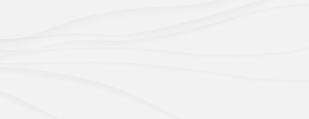 White wavy texture background abstract minimalist design wave clean smooth