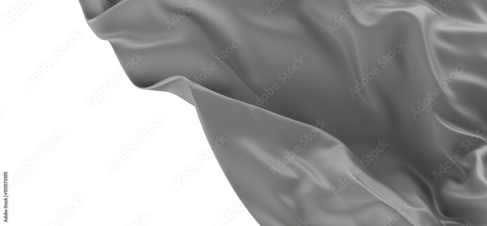 Aufkleber close up of a white liquid splash, creating a wave-like texture.