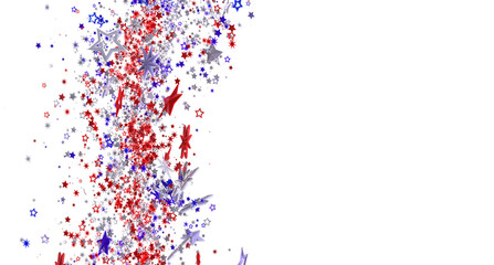 Celebrate Independence Day with this festive image of red, white, and blue stars!