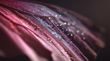 Close-up view of wet, textured fabric.