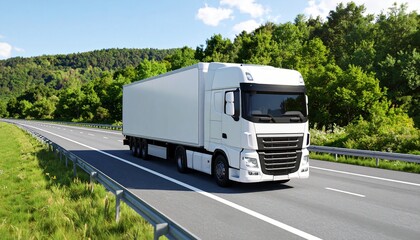 truck on the highway