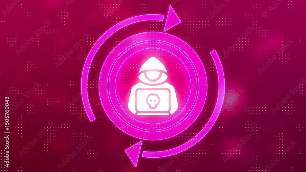 Poster cyber attack, computer protection, safety and internet security. abstract concept background of a pr