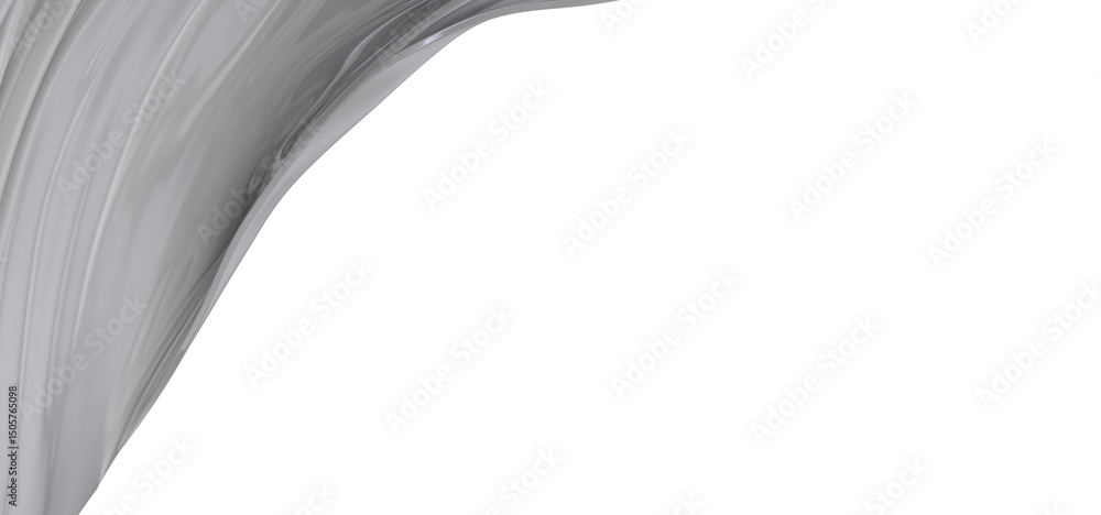 Leinwandbilder close-up of white fabric with smooth texture, displaying elegant draping and soft folds