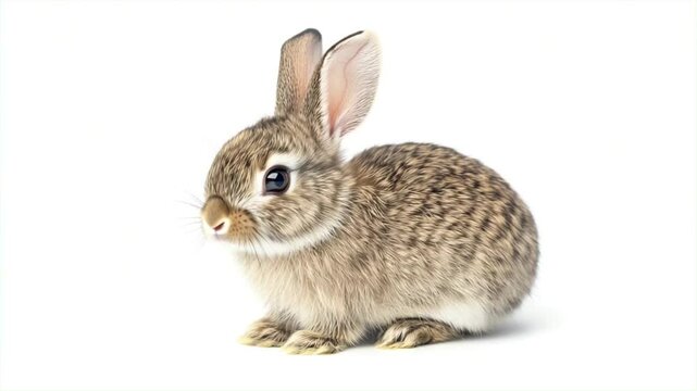 rabbit isolated on white background