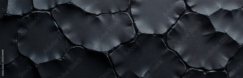 Poster rough black stone texture creates unique abstract grunge background various designs creative project