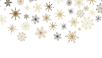 With Realistic Snowflakes Overlay On Light Silver Backdrop. Xmas Holidays