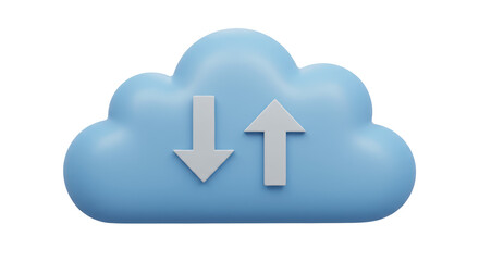 Isolated Cloud Upload Download
