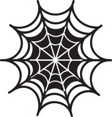 vector illustration of a spider, spider web vector illustration, spider web silhouette vector isolated on white background