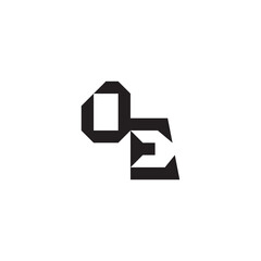 logo alphabet esport gaming  design modern futuristic OE Initial monogram sport Alphabet