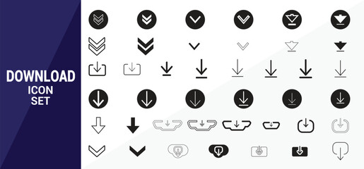 Download icon design for ui and app