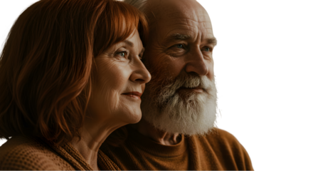 Photo of Loving Senior Couple Embracing With Joyful Expression