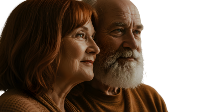 Photo of Loving Senior Couple Embracing With Joyful Expression