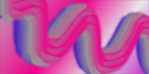 Abstract pink and purple waves design with light create a colourful motion art illustration
