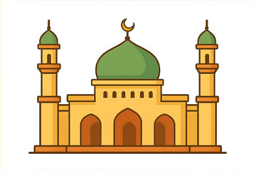 A mosque, the place of worship for Muslims around the world.