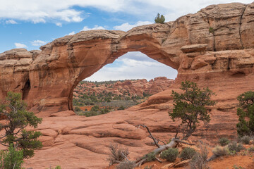 Broken Arch, Arches National Park, Moab, Utah, USA