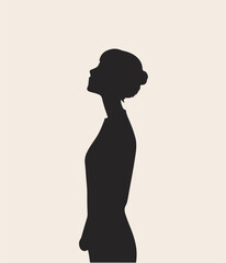 Girl looks up at the sky and thinks about vectors