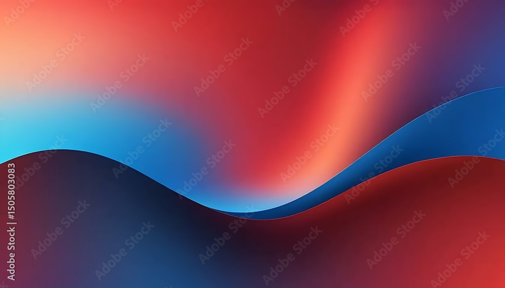 Poster abstract gradient background with flowing shapes and vibrant colors evoking depth and movement.