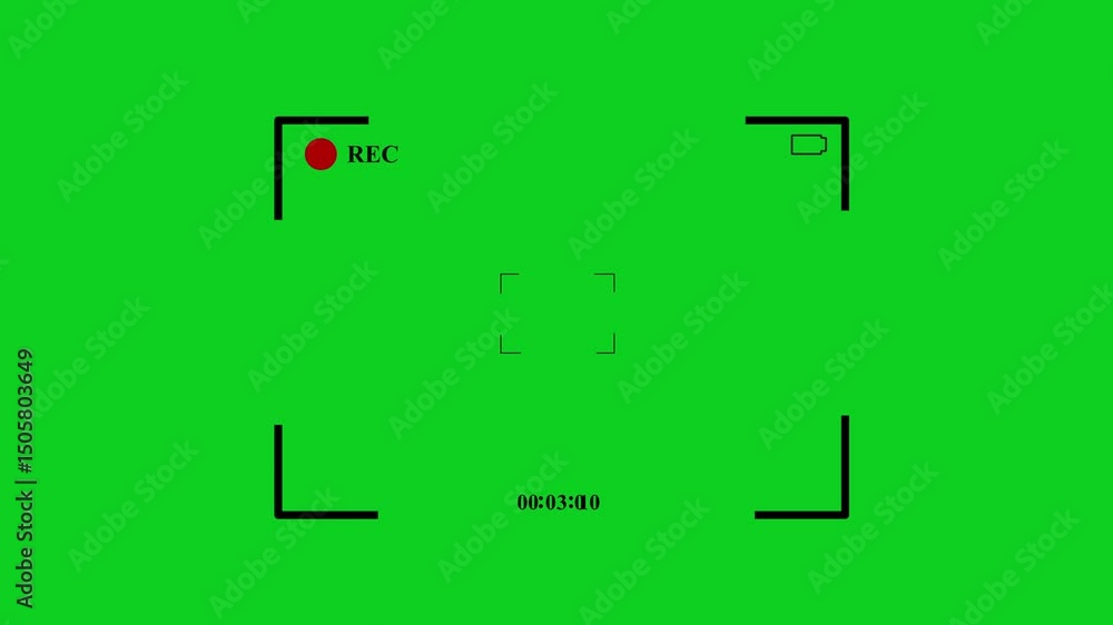 Poster electronic circuit board design with digital video recording and computer symbols background