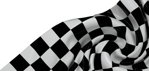 Black and white checkered flag background.  Perfect for sports, racing, and competition themes.