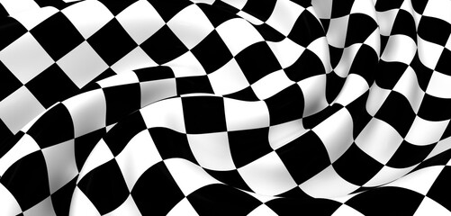 High-resolution image of a checkered flag, perfect for racing, sports, and competition themes.