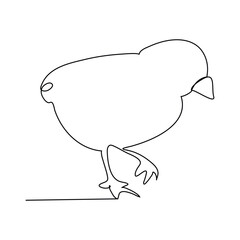 chicken line art logo one line,
Hen in continuous line art drawing style. Chicken minimalist black linear sketch isolated on white background. Vector illustration,